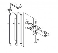 Dremel 2 615 002 222 Hanging Rotary Tool Holder Stand Spare Parts